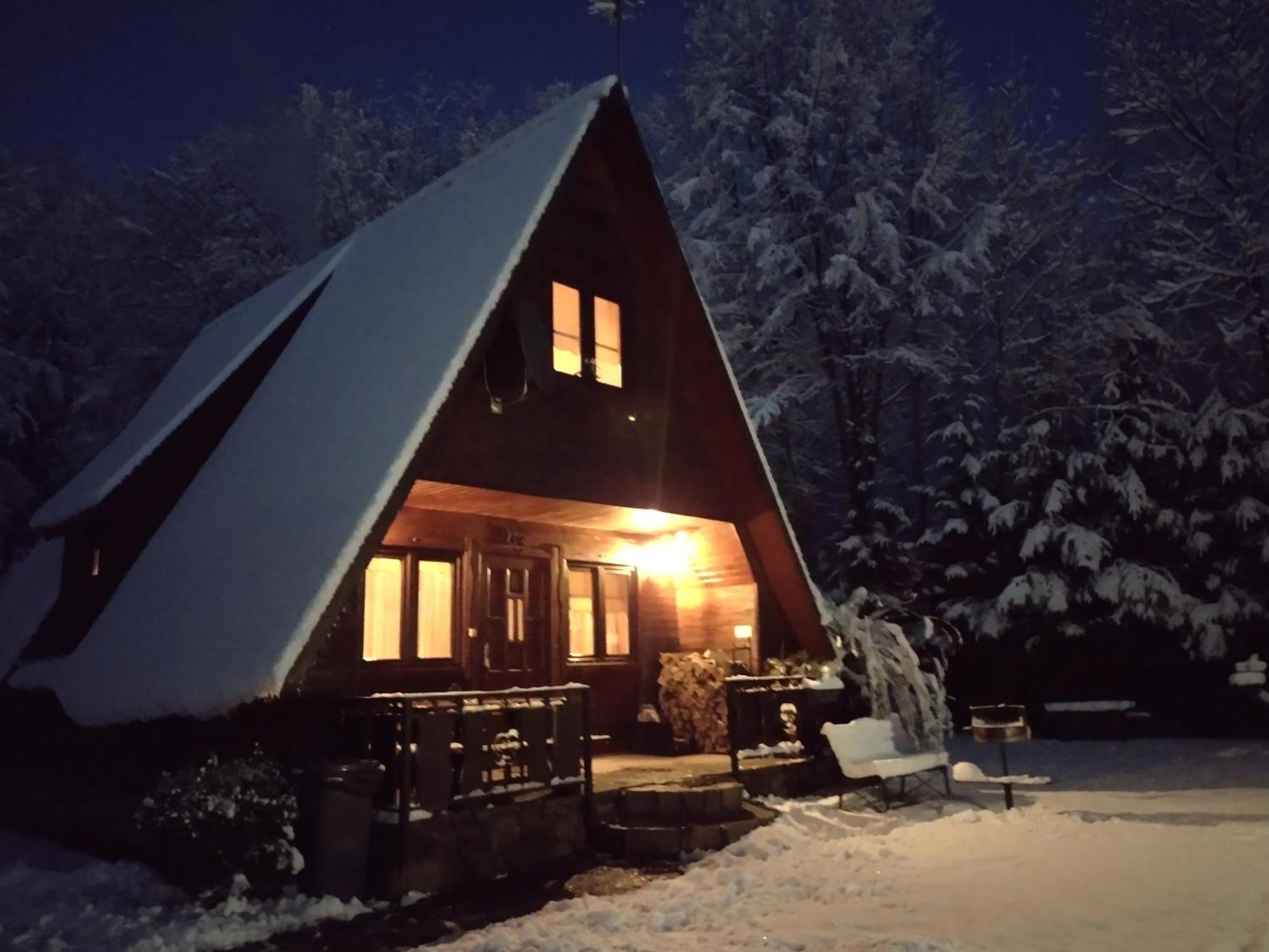 Domki Pod Skalka Baligród Exterior foto