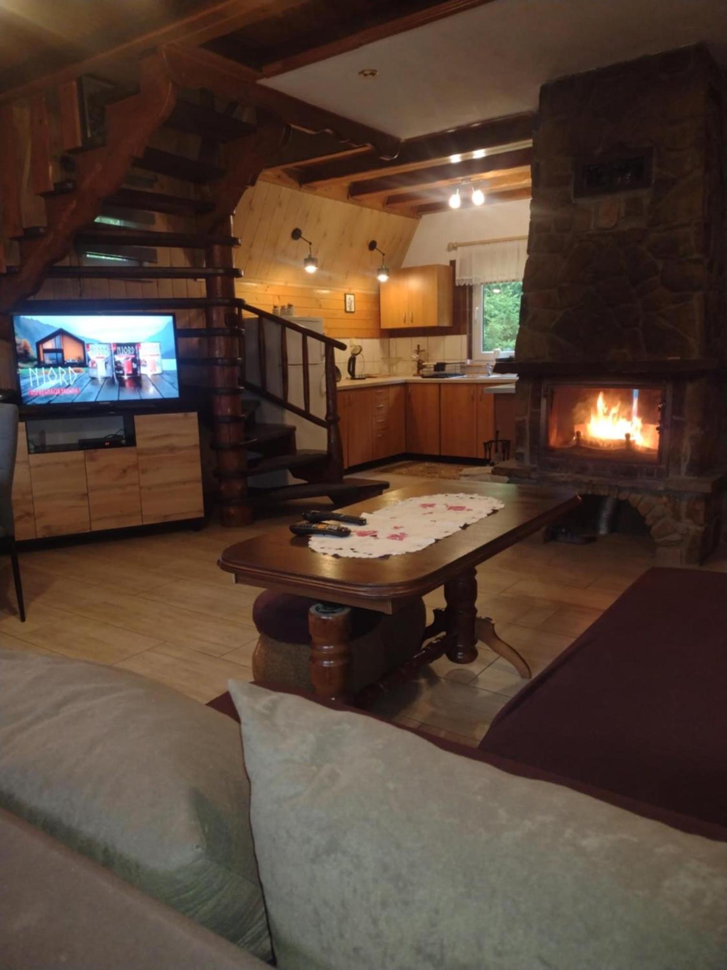 Domki Pod Skalka Baligród Exterior foto